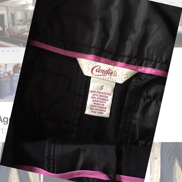 Candie’s Black Dress Pants Trousers Size 5 - Picture 5 of 5